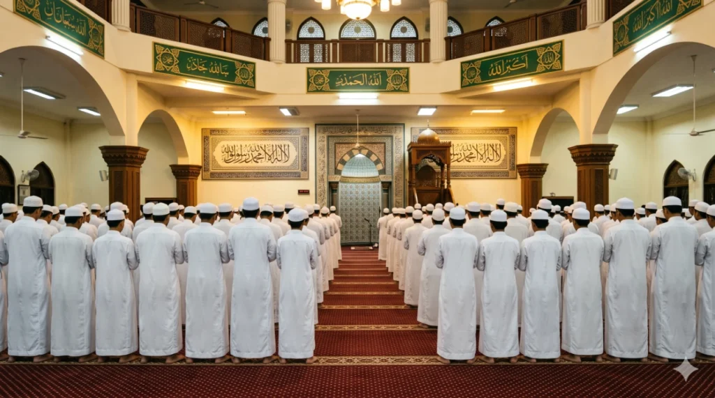 aktiviti wajib pelajar - solat 5 waktu berjemaah